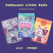 Halloween Little Dolls Collectible Cards
