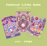 Medieval Little Dolls Collectible Cards