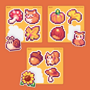 Autumn Forest Bixyls Sticker Sheet