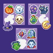 Halloween Bixyls Sticker Sheet