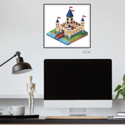 Isometric Castle Canvas