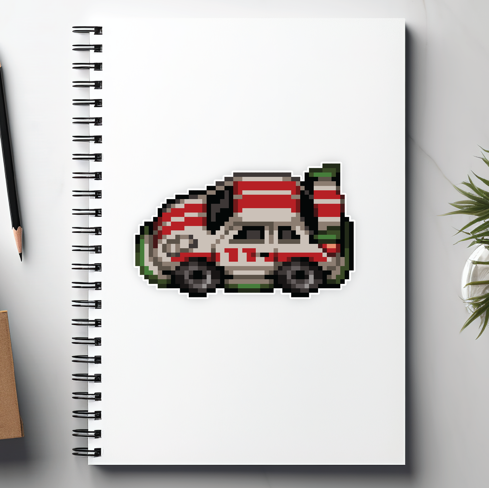 Rally Car Sticker