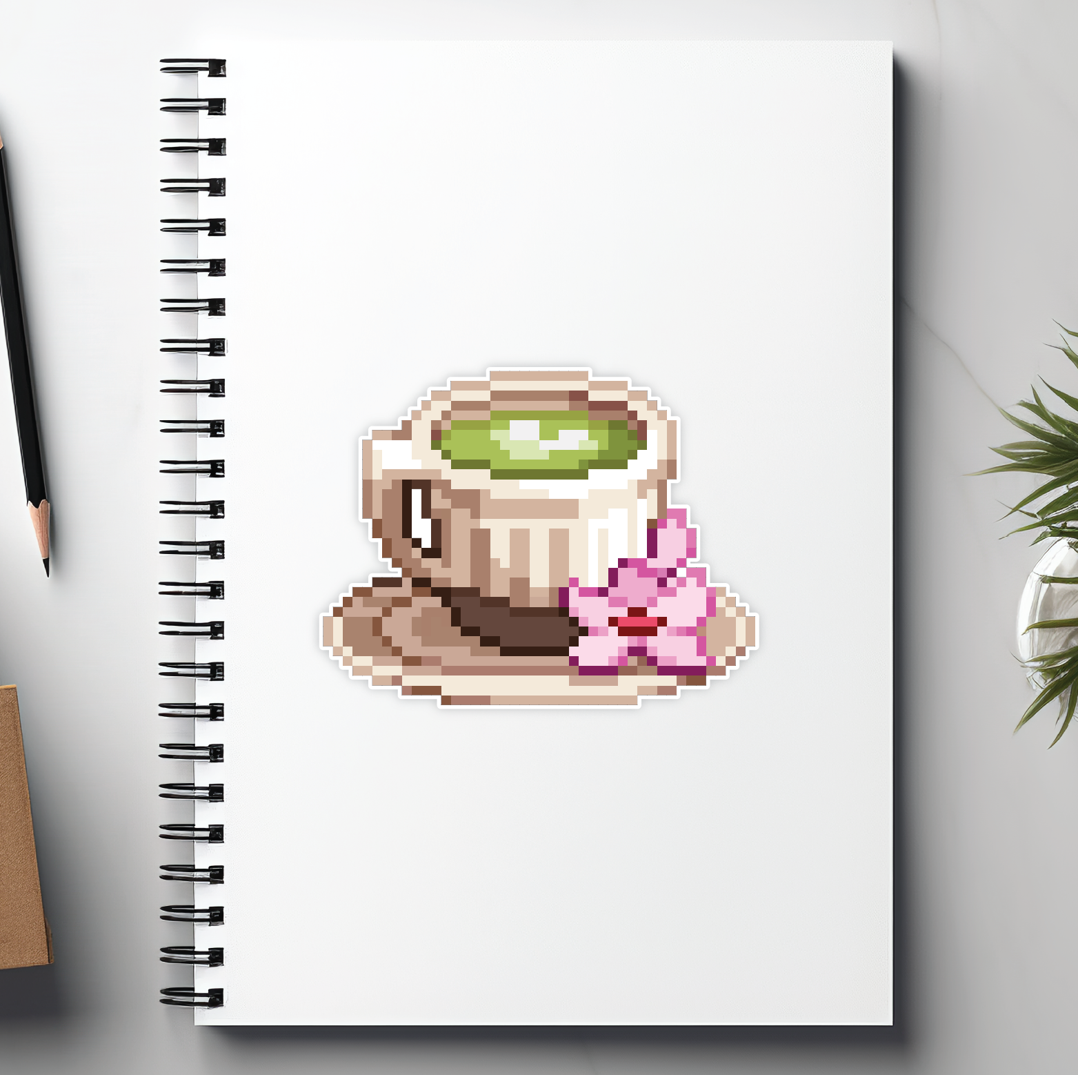 Matcha Cup Sticker