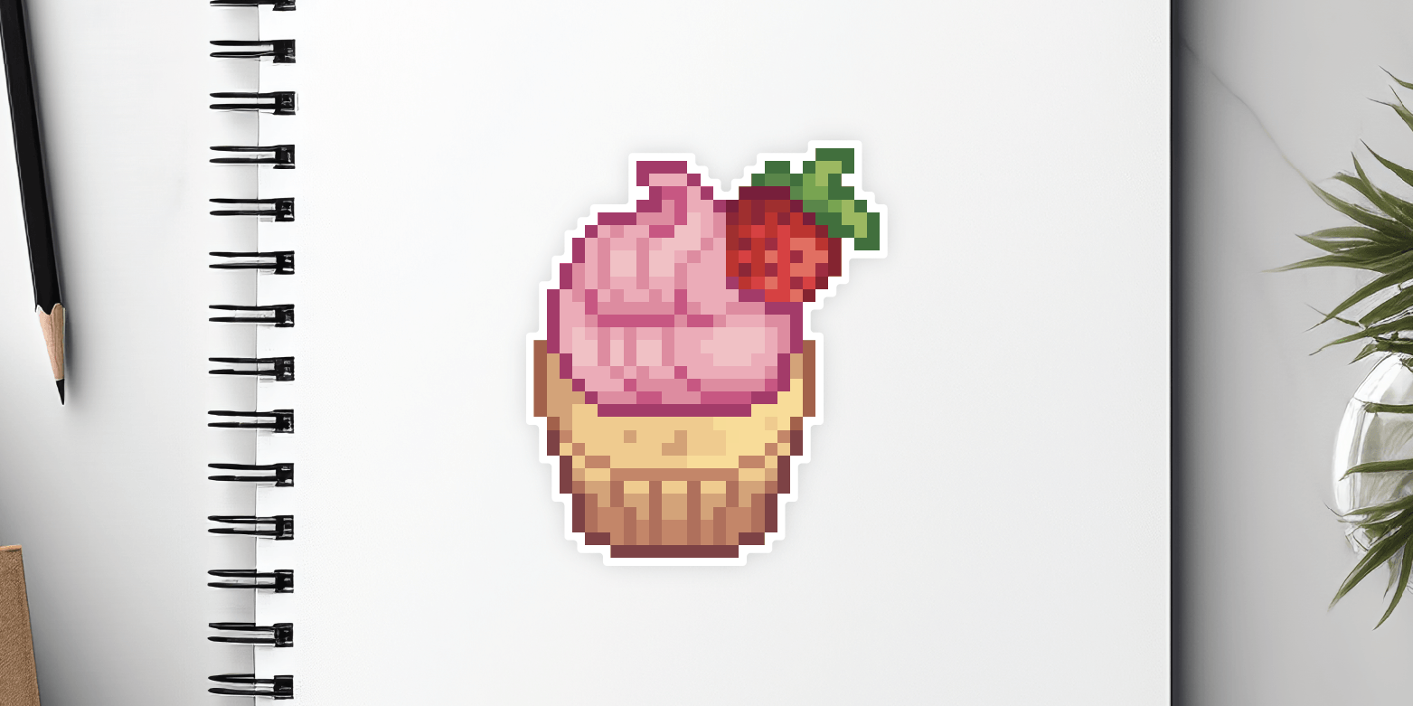 Cupcake Stickers