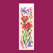 Spring Flowers Bookmark