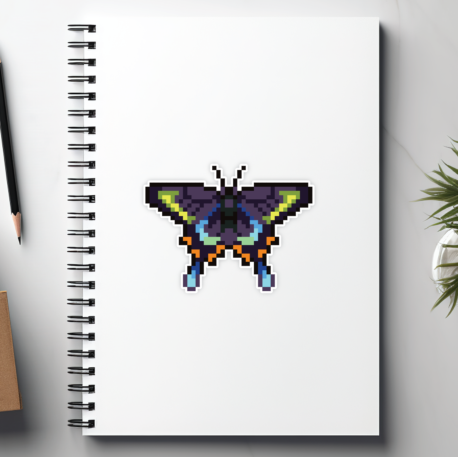 Papilio Mackii Butterfly Sticker