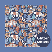 Festive Scandinavian Woodland Canvas