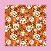 Floral Sugar Skulls Canvas