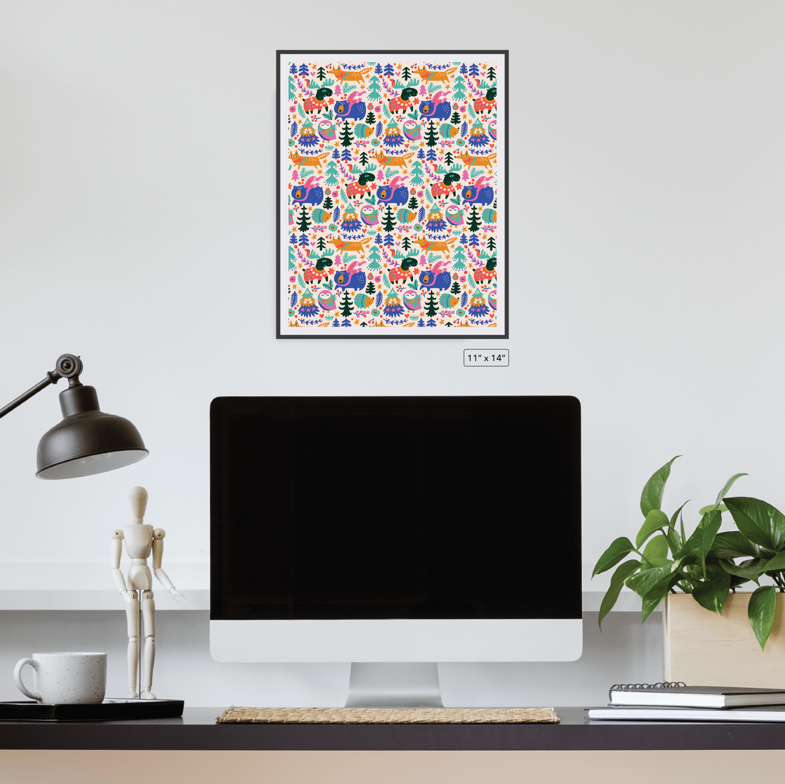 Cozy Winter Day Canvas