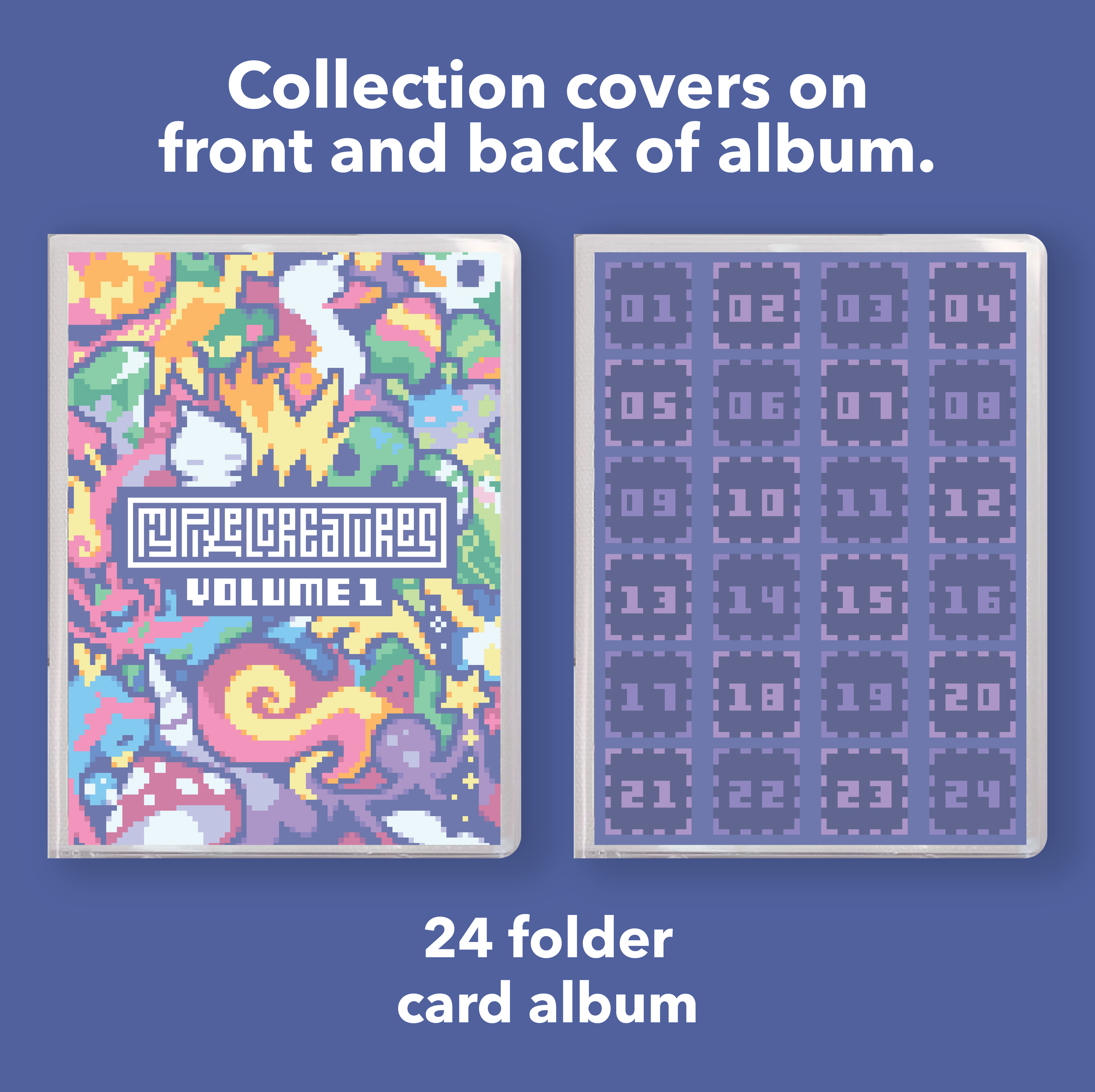 MyPixelCreatures Collectible Card Album