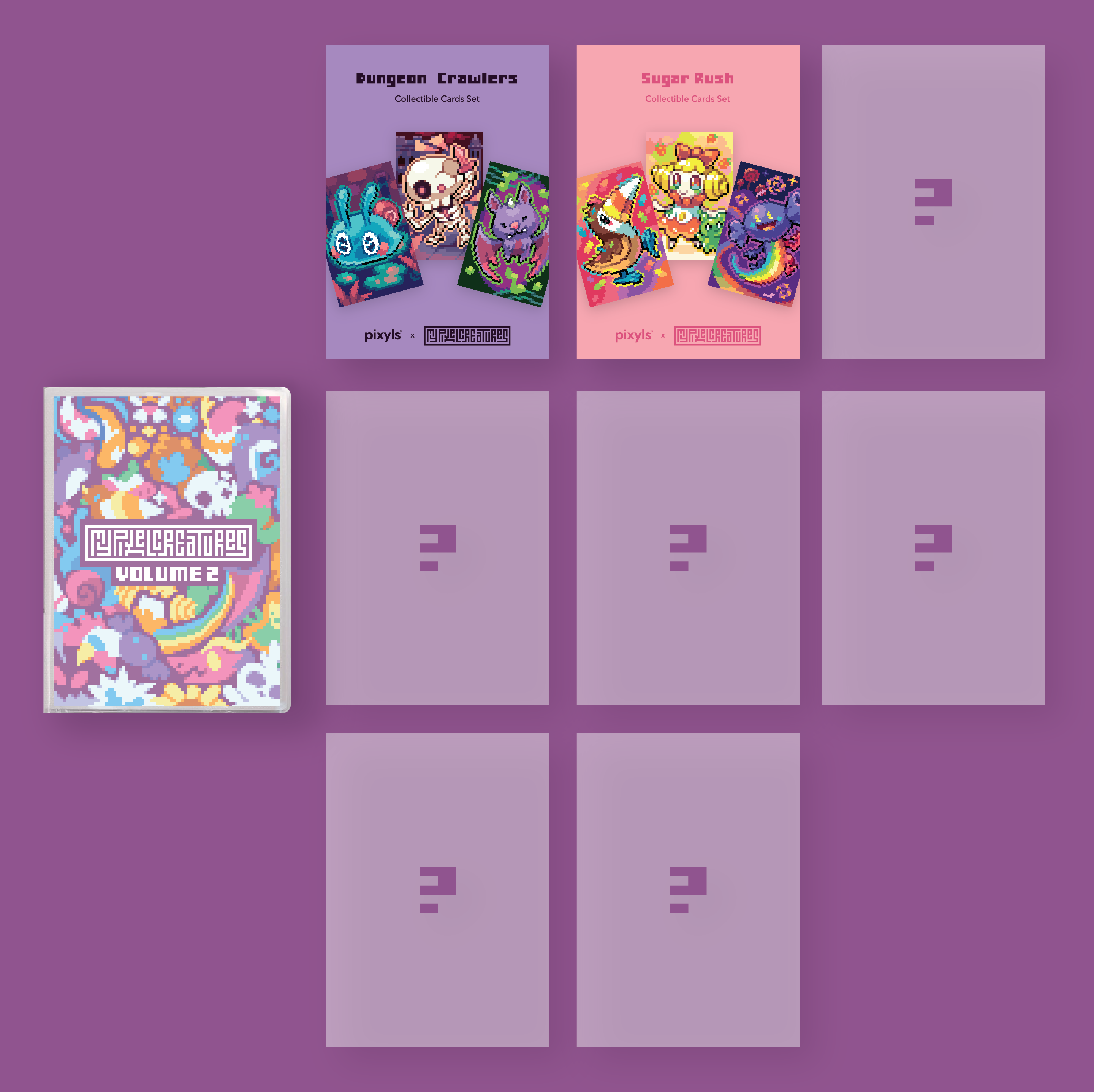 MyPixelCreatures Collectible Card Album Volume 2