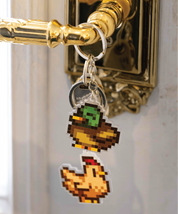 Stardew Valley Chicken and Duck Keychain Set