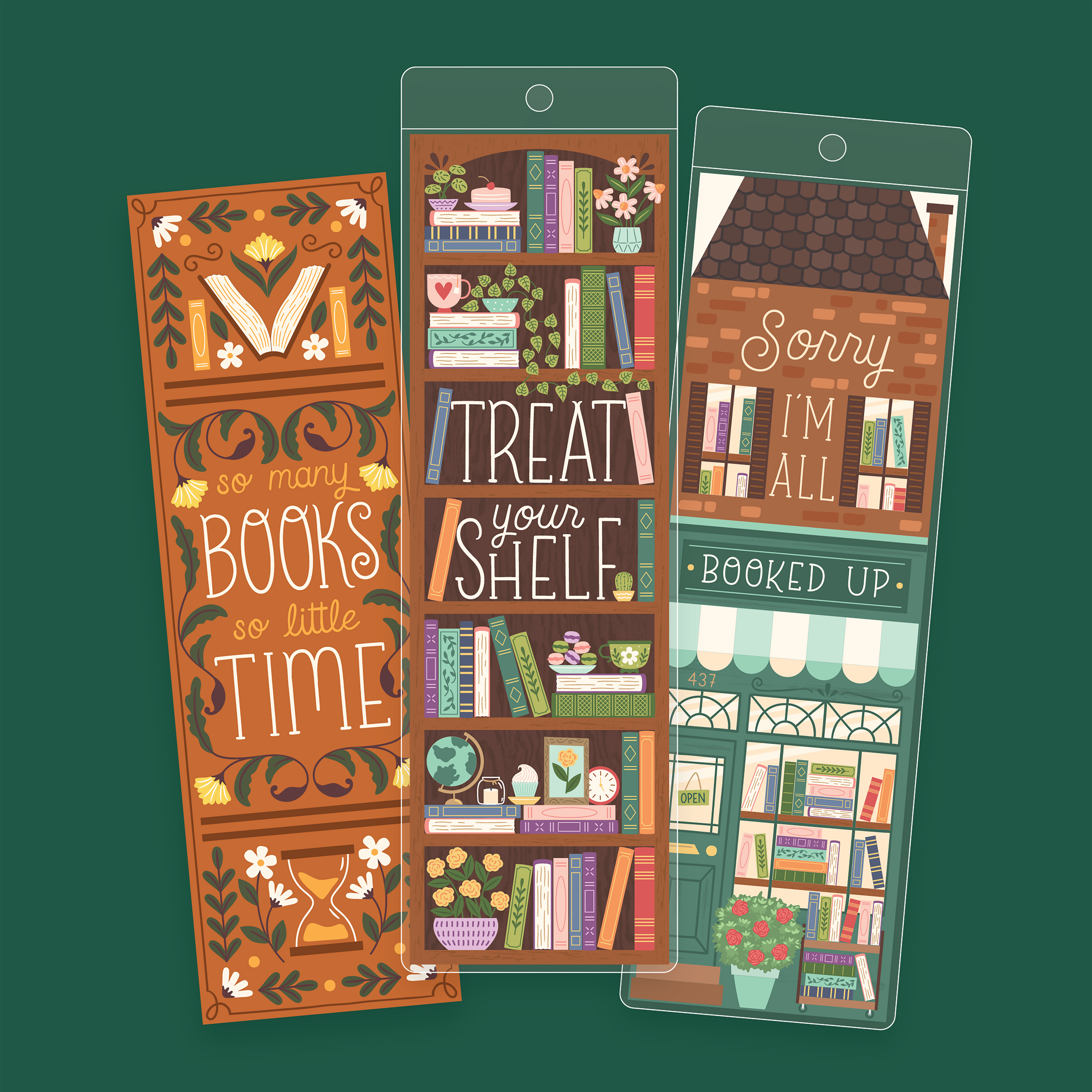 Bookish Bookmarks Set
