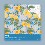 Citrus Mosaic Garden Canvas