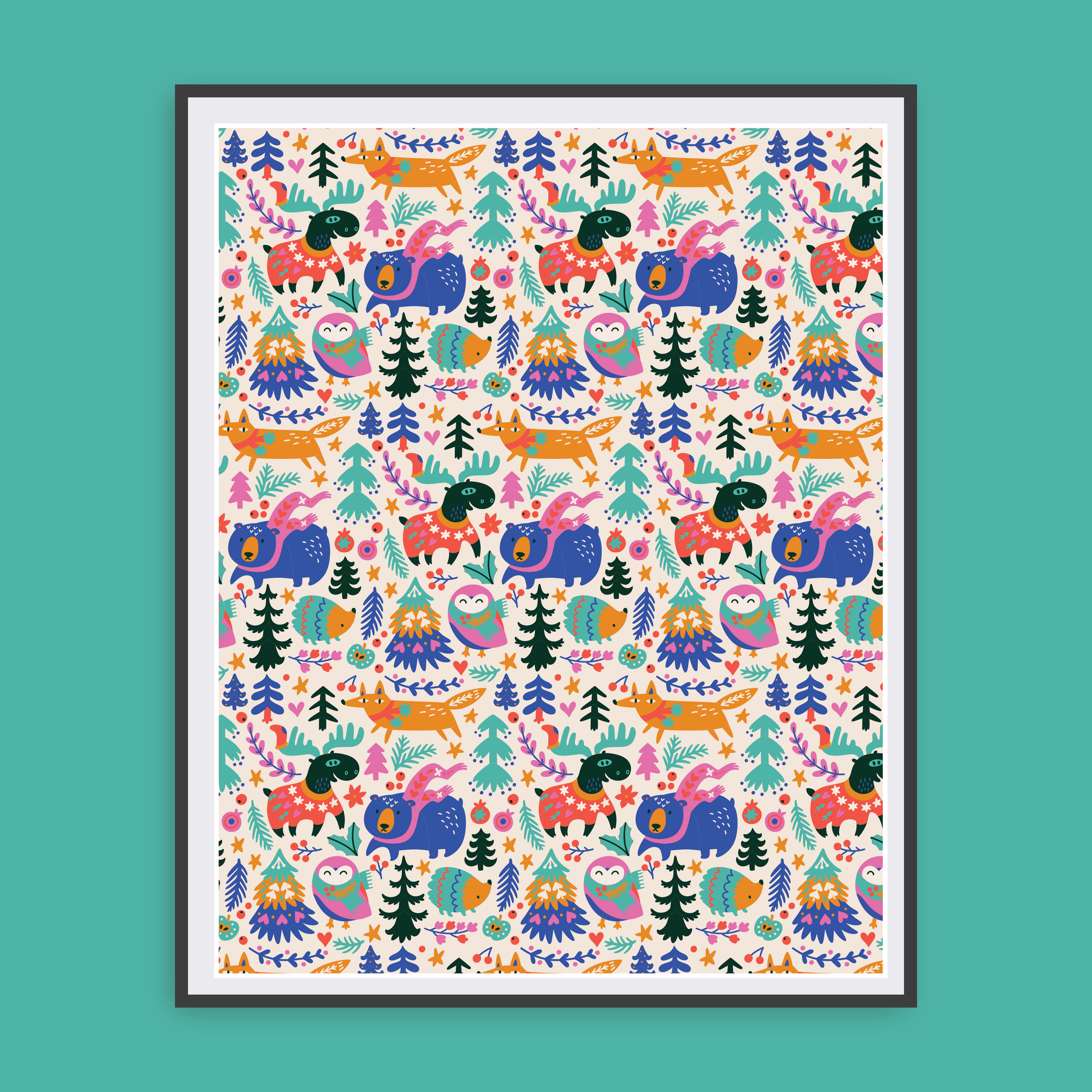 Cozy Winter Day Canvas
