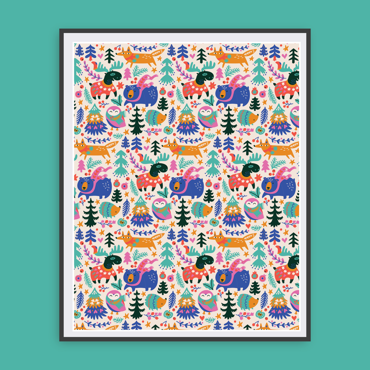 Cozy Winter Day Canvas