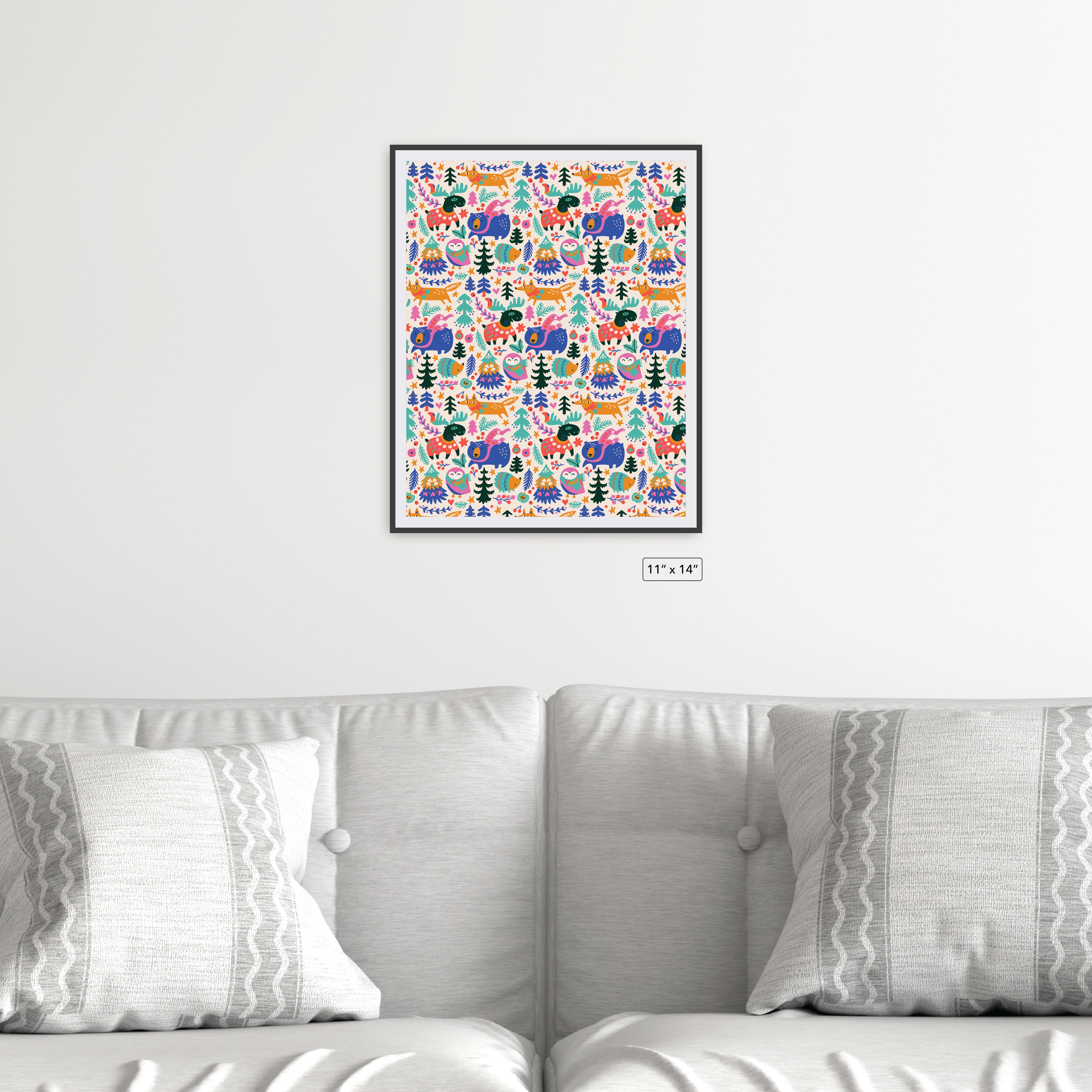 Cozy Winter Day Canvas