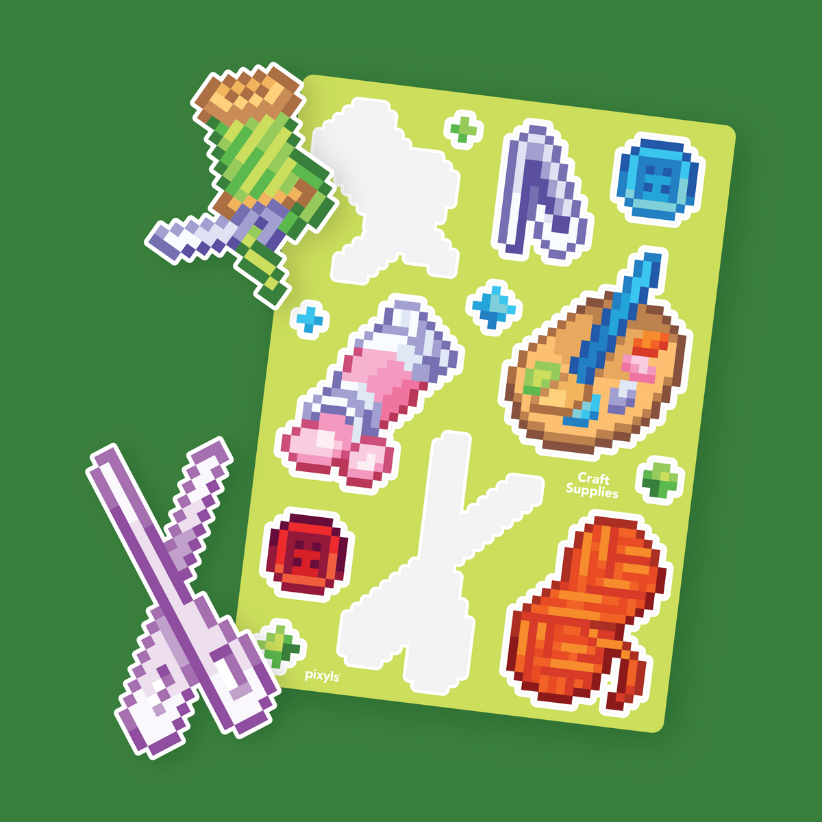 Craft Supplies Sticker Sheet