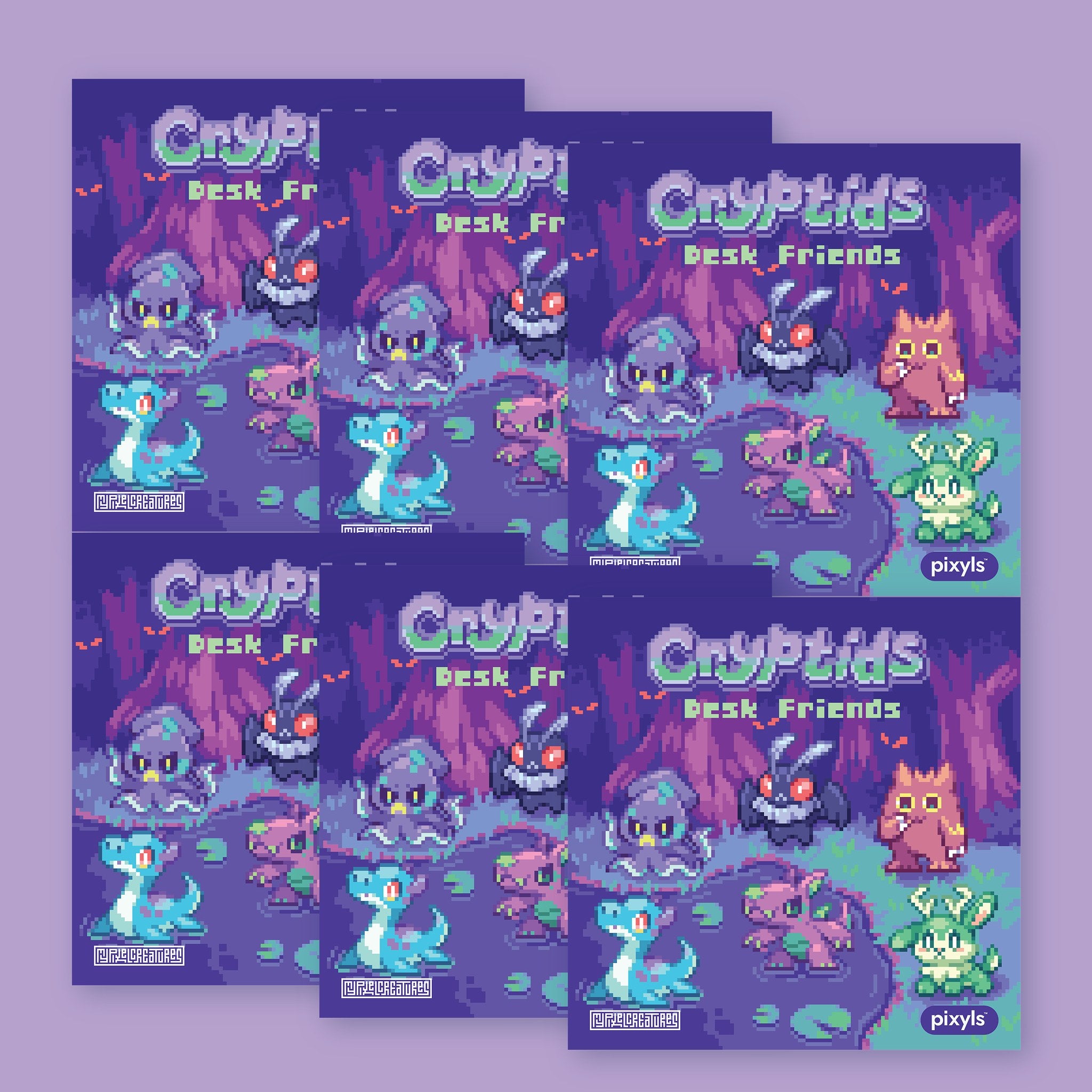 Cryptids Desk Friends Blind Box Full Set