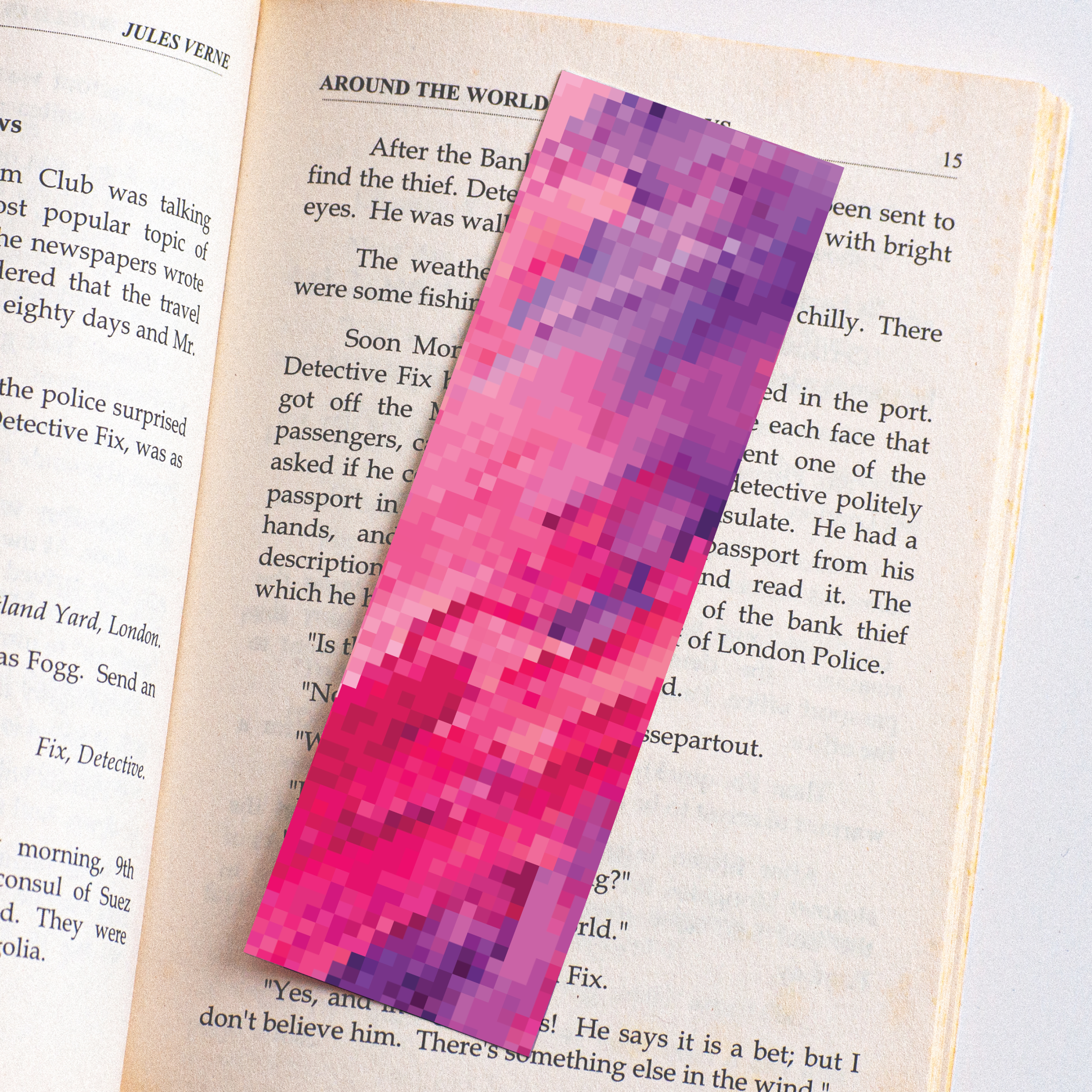 Pink Geode Bookmark