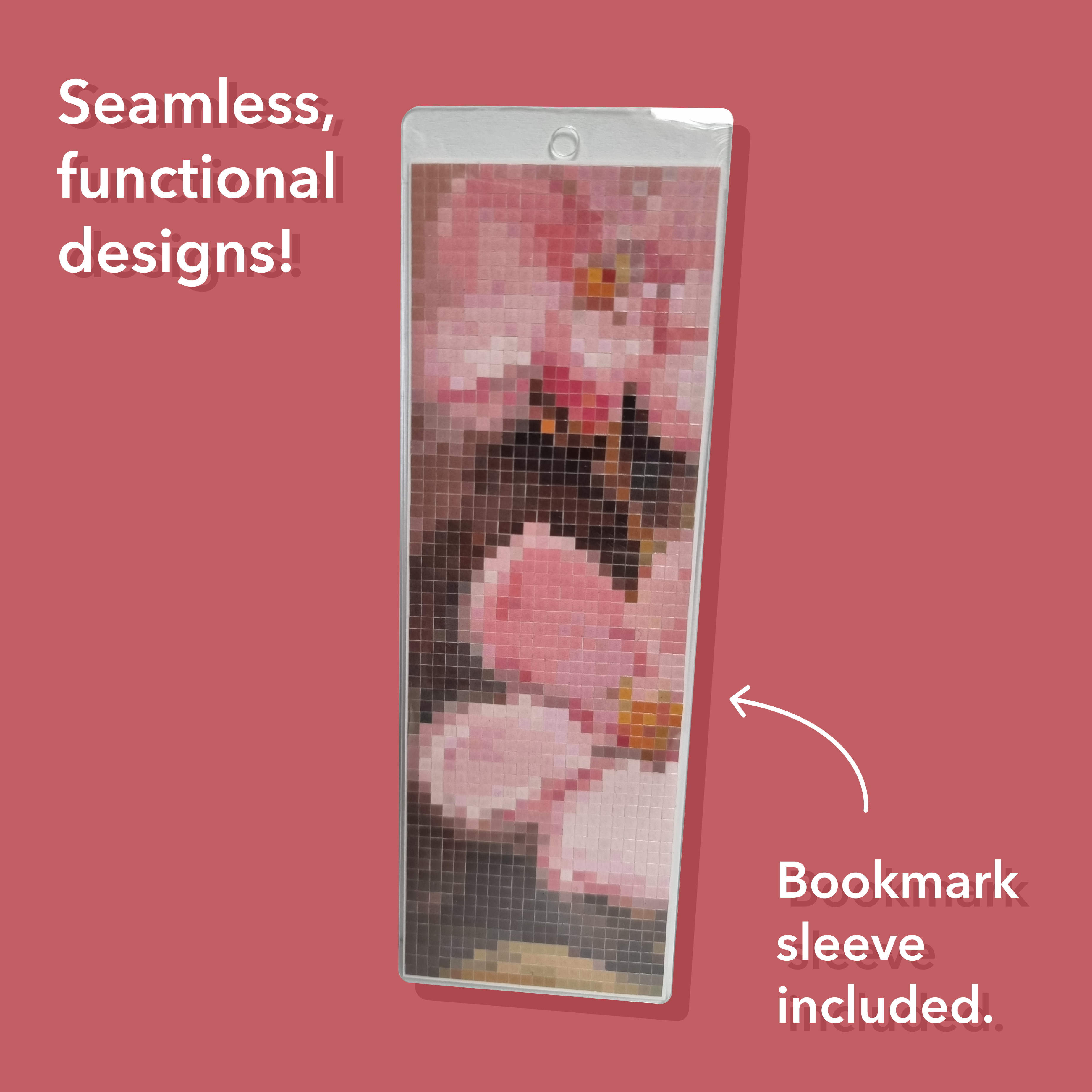 Blush Blossoms Bookmark