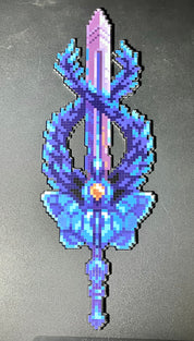 Butterfly Sword Acrylic Wall Art