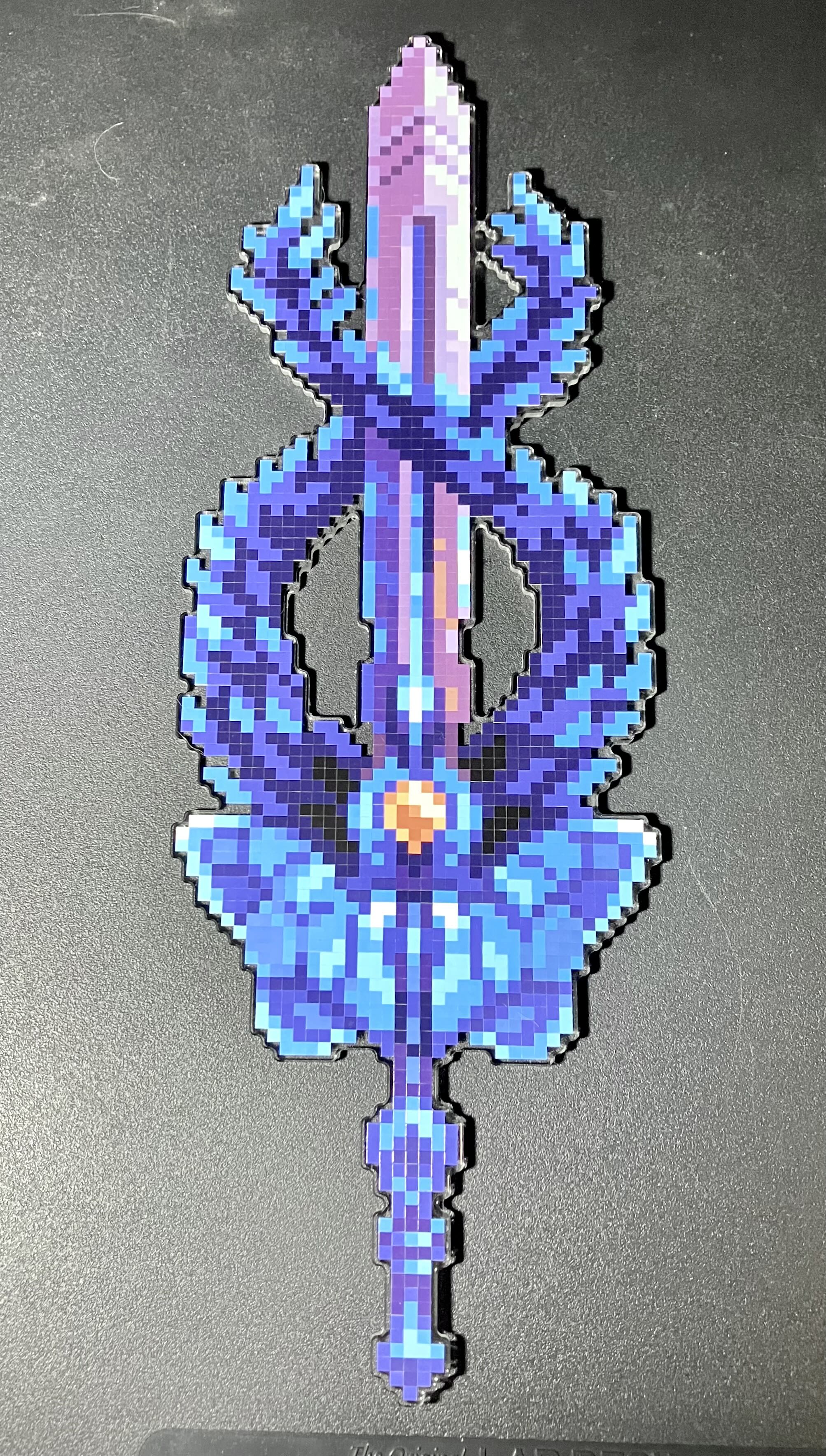 Butterfly Sword Acrylic Wall Art