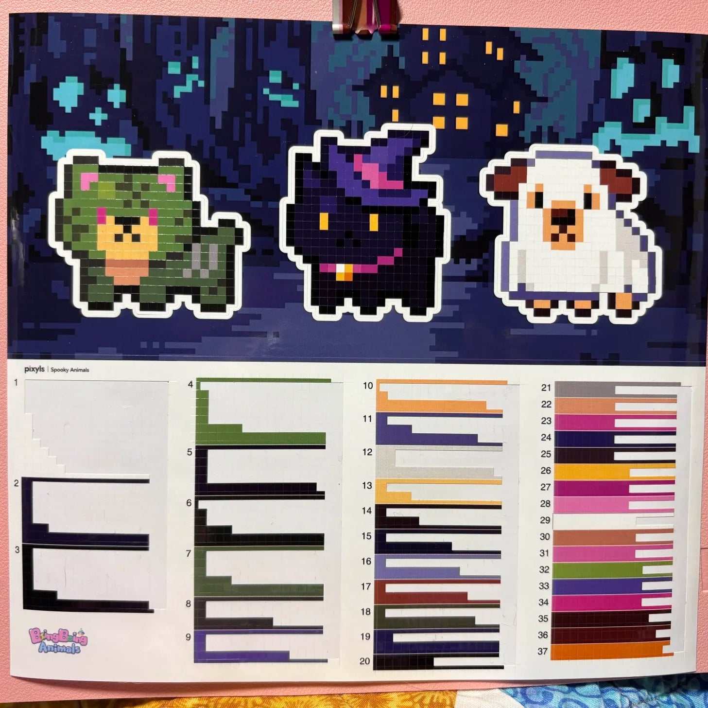 Spooky Animals Sticker Sheet