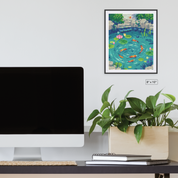 Koi Pond Canvas