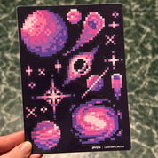 Lavender Cosmos Sticker Sheet