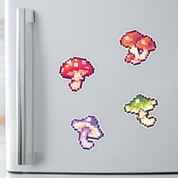 Mushroom Mini Magnets