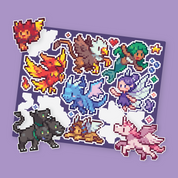 Mythological Creatures Sticker Sheet