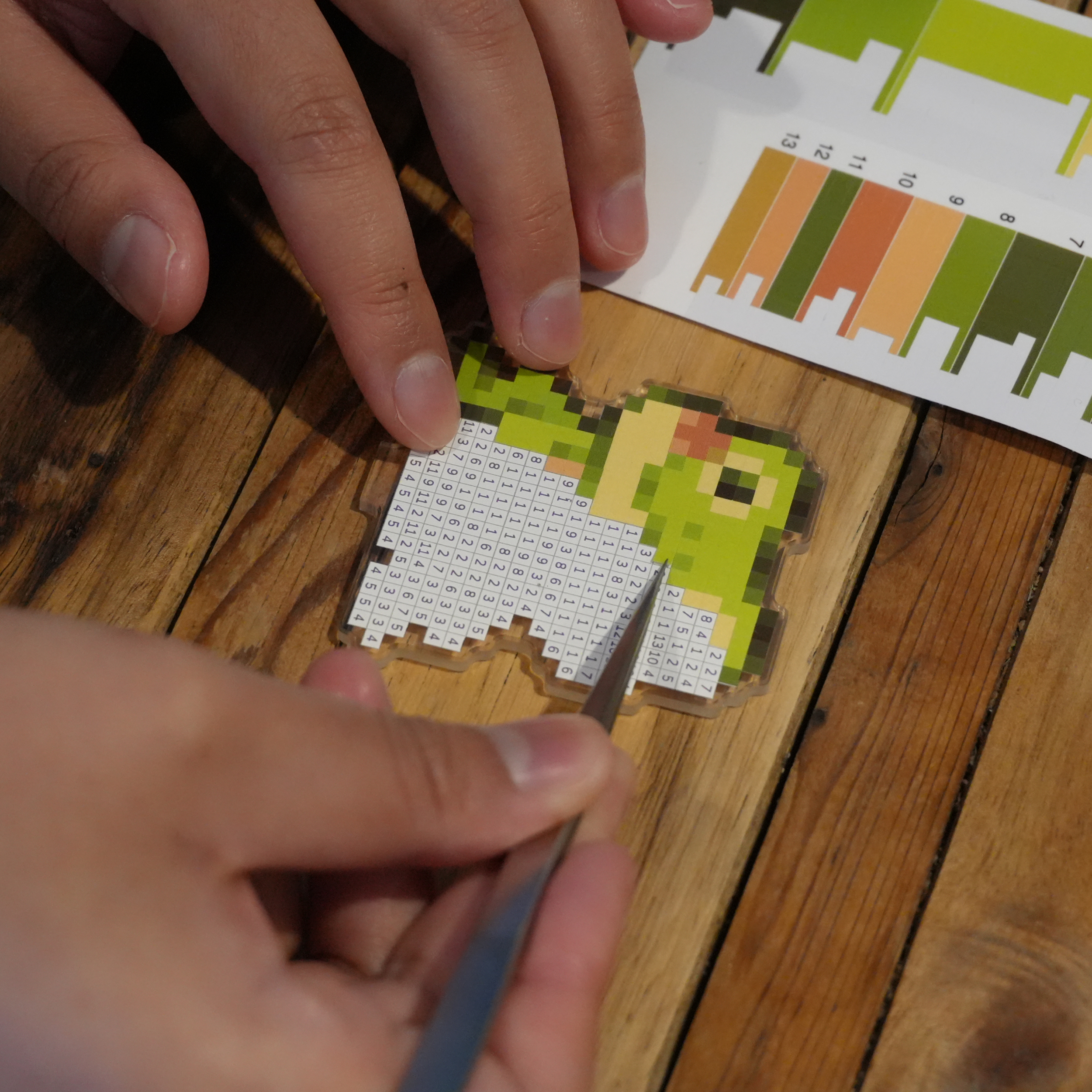 Pixyls Sticker by Number Desk Friends