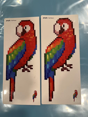 Red Macaw Sticker