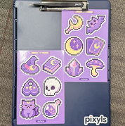 Witch Sticker Sheet