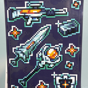 Starsteel Weapons Sticker Sheet