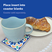 Spanish Tile Coaster Inserts