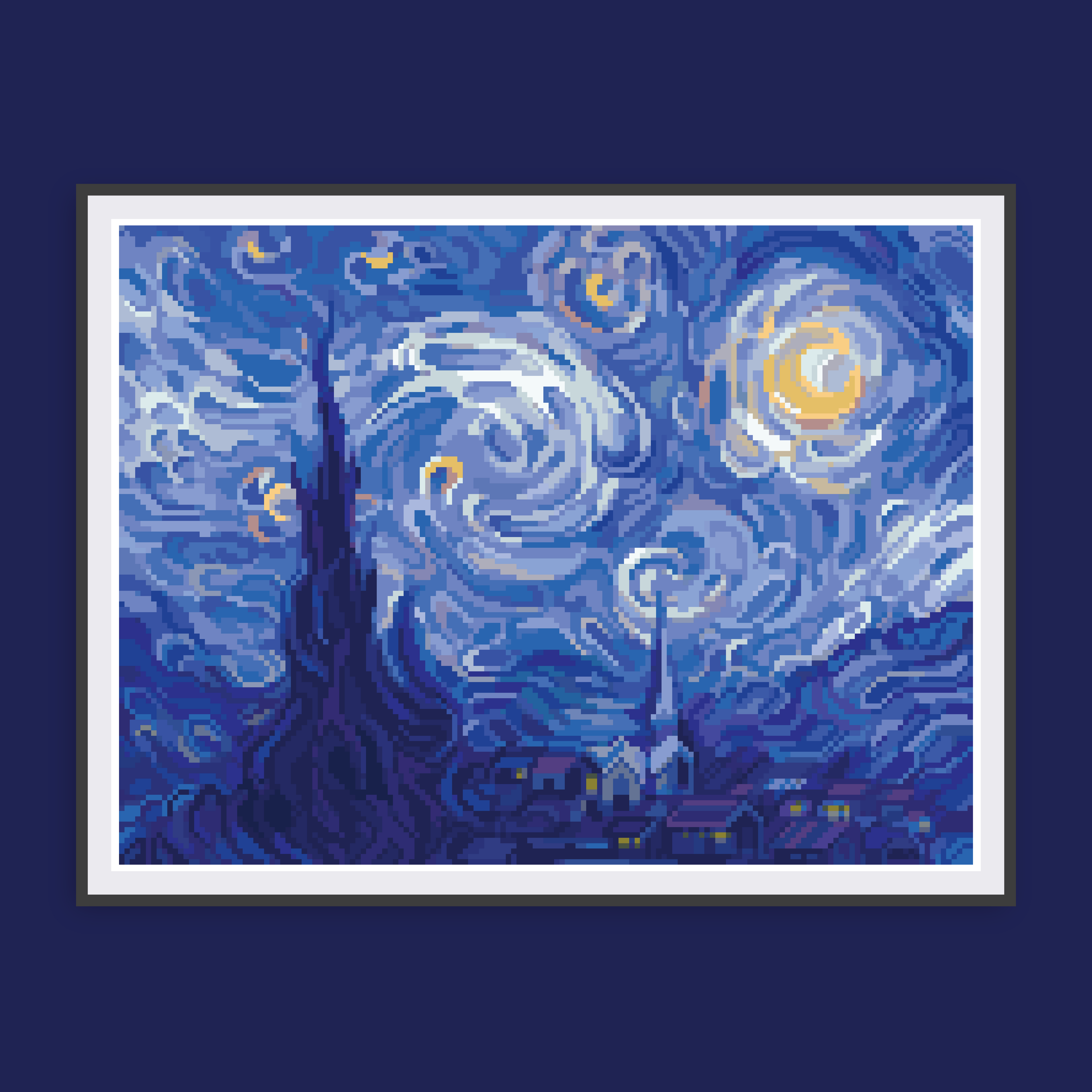 The Starry Night Canvas