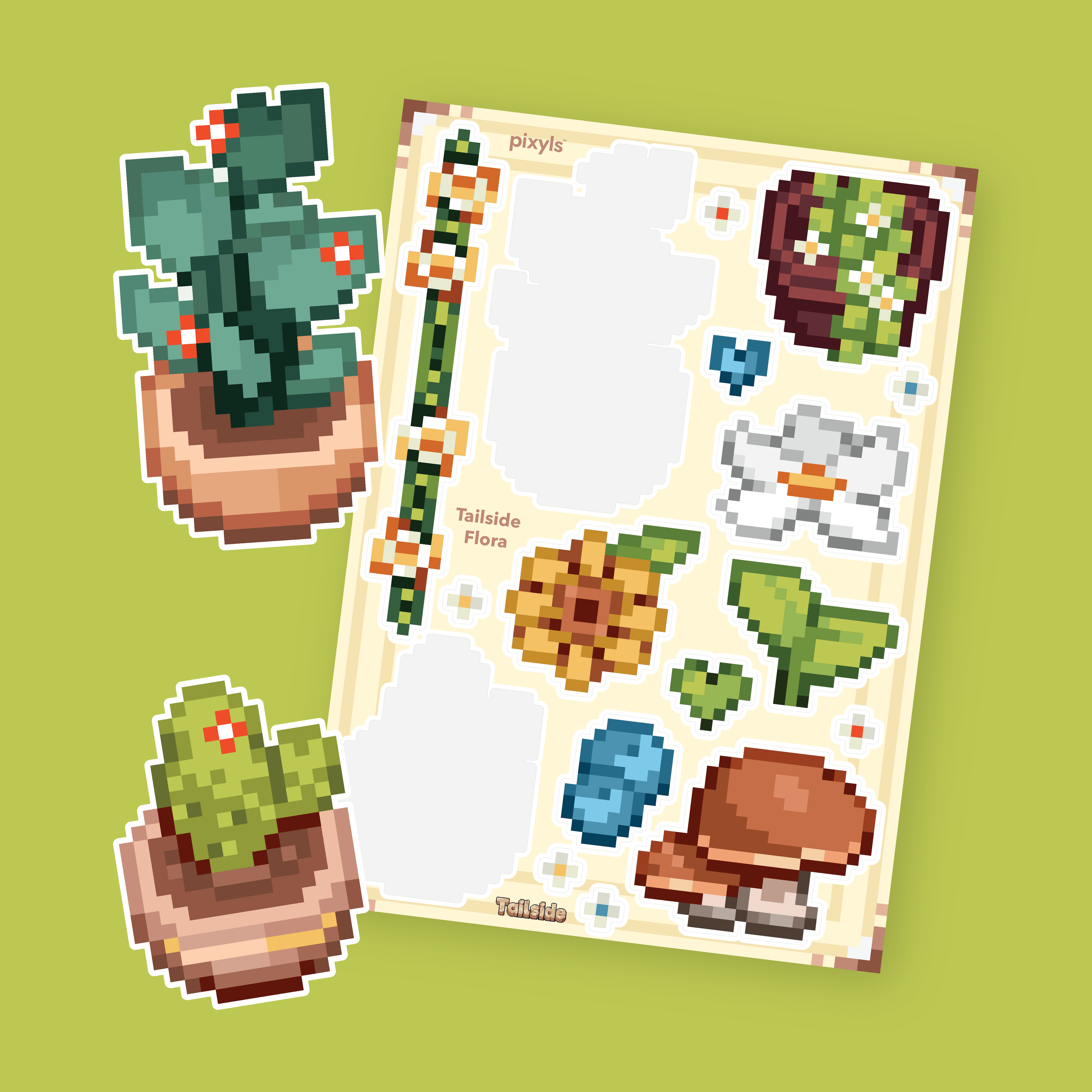 Tailside Flora Sticker Sheet