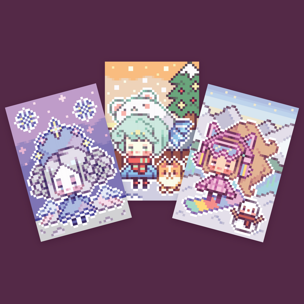 Winter Little Dolls Collectible Cards