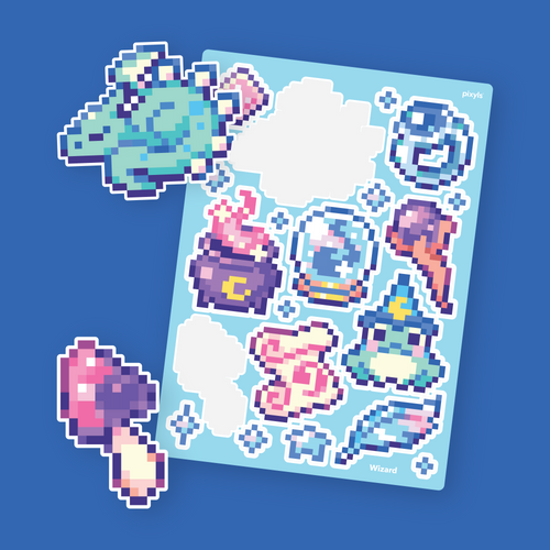 Wizard Sticker Sheet