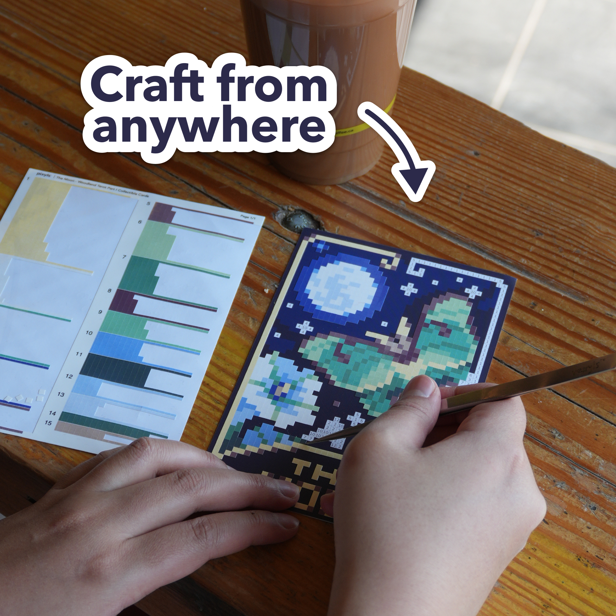 Pixyls Sticker by Number Collectible Cards