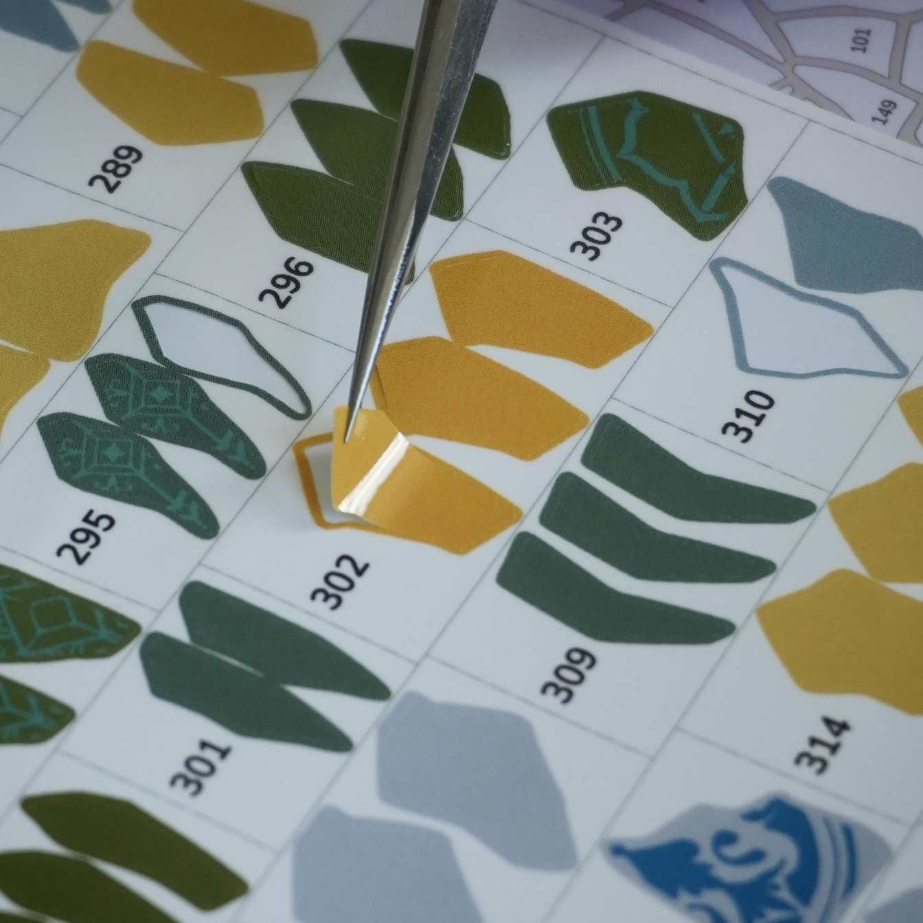 Citrus Mosaic Garden Canvas