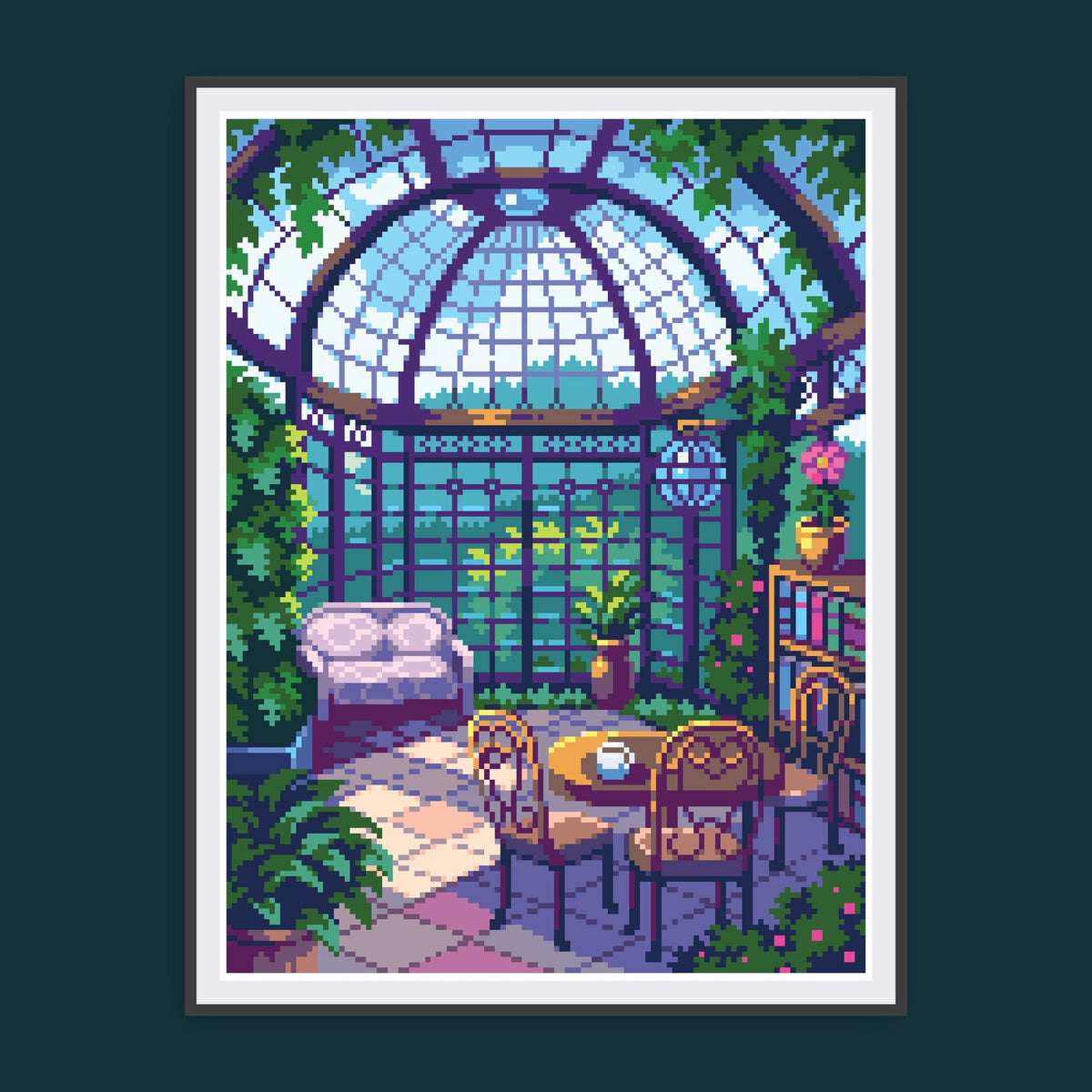 Cozy Greenhouse Canvas