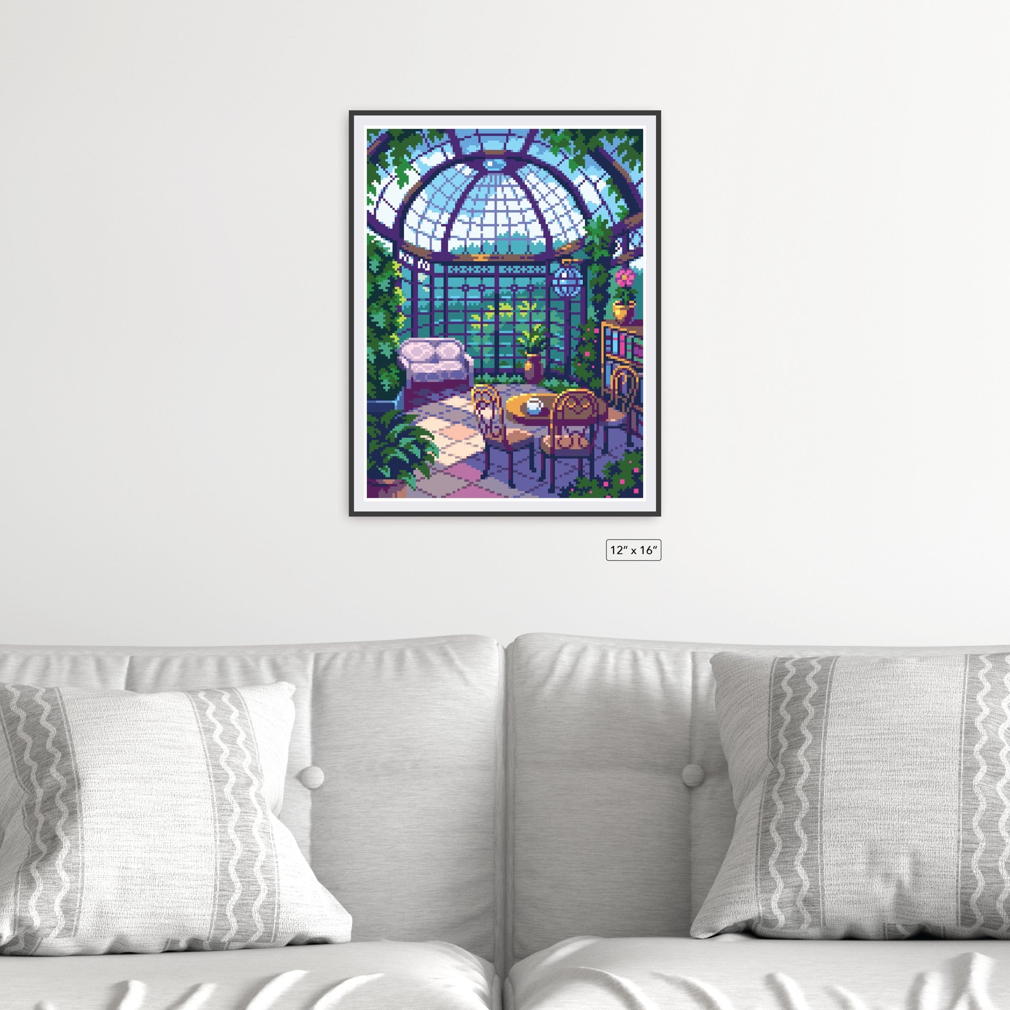 Cozy Greenhouse Canvas