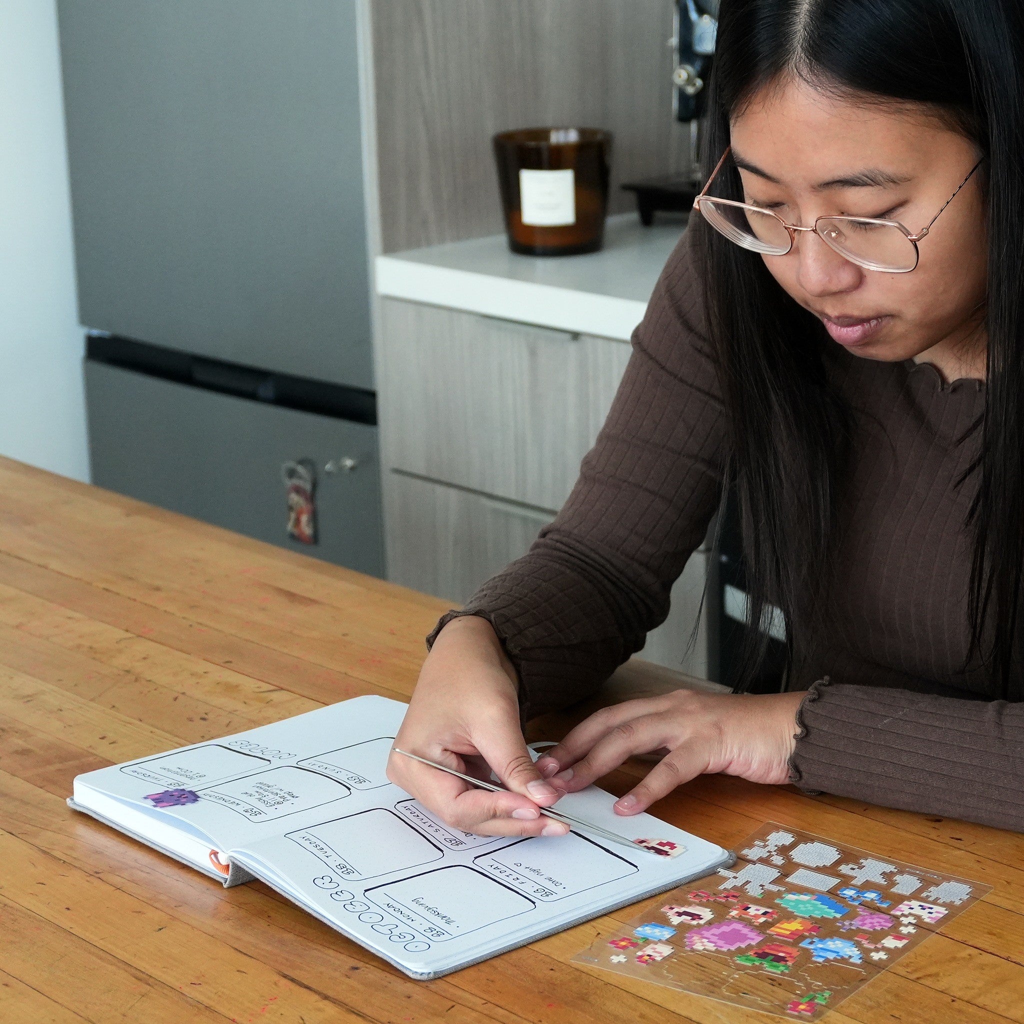 Cozy Home Deco Sticker Sheet