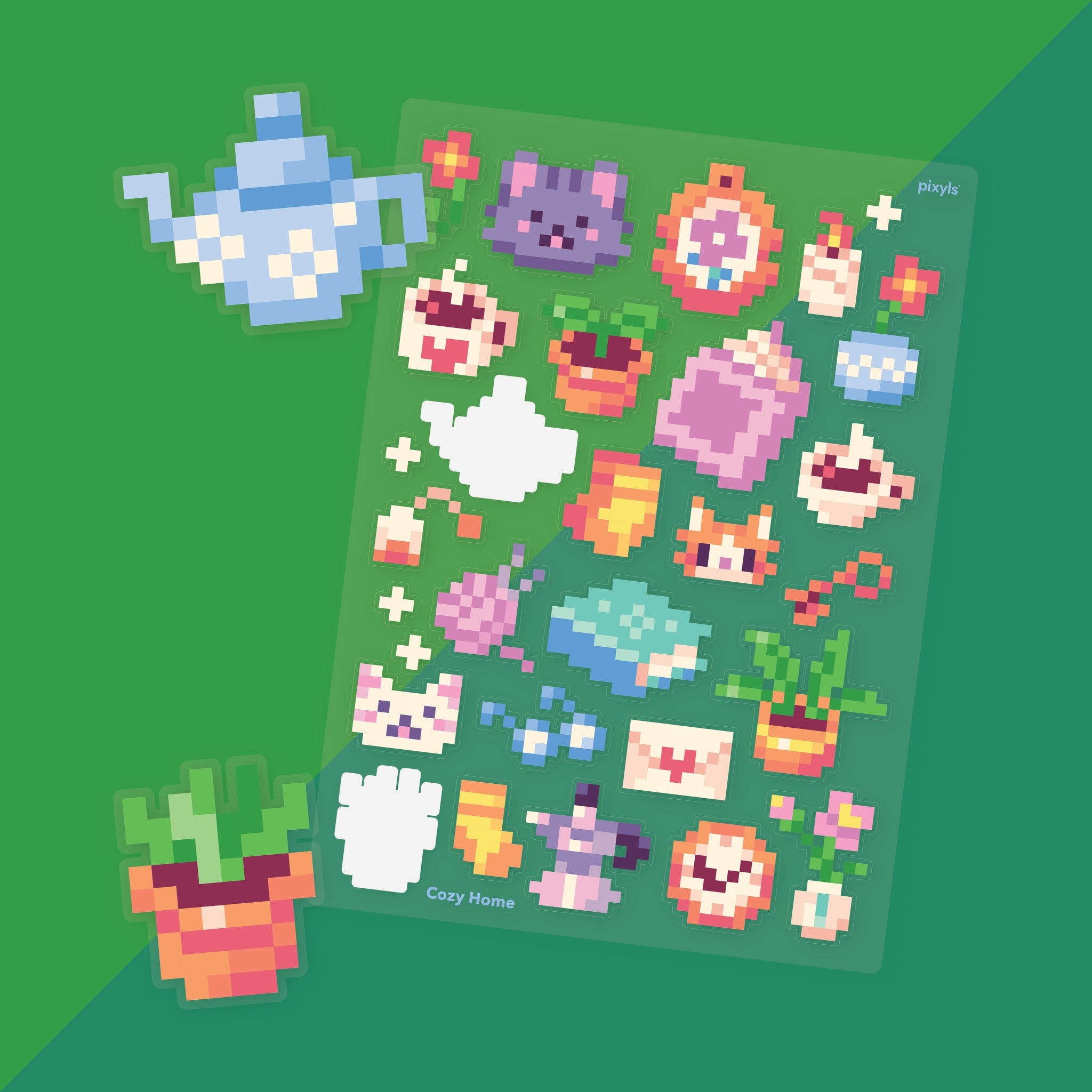 Cozy Home Deco Sticker Sheet