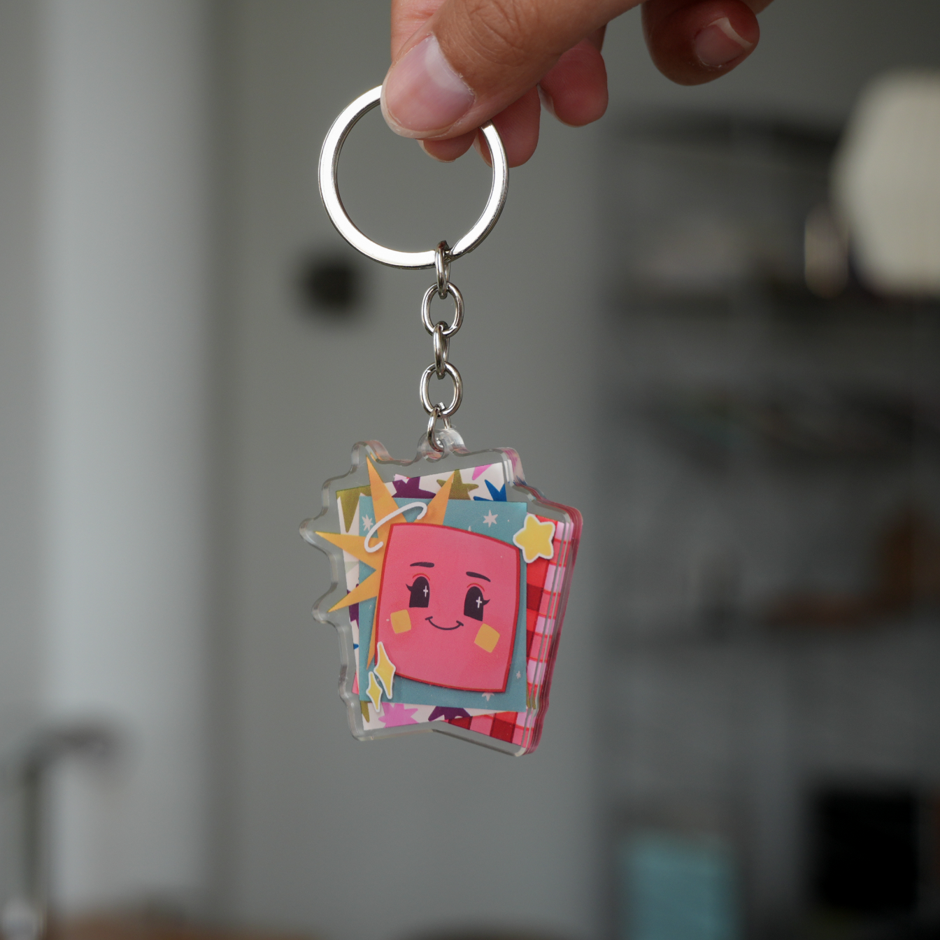 Pixy Layered Keychain