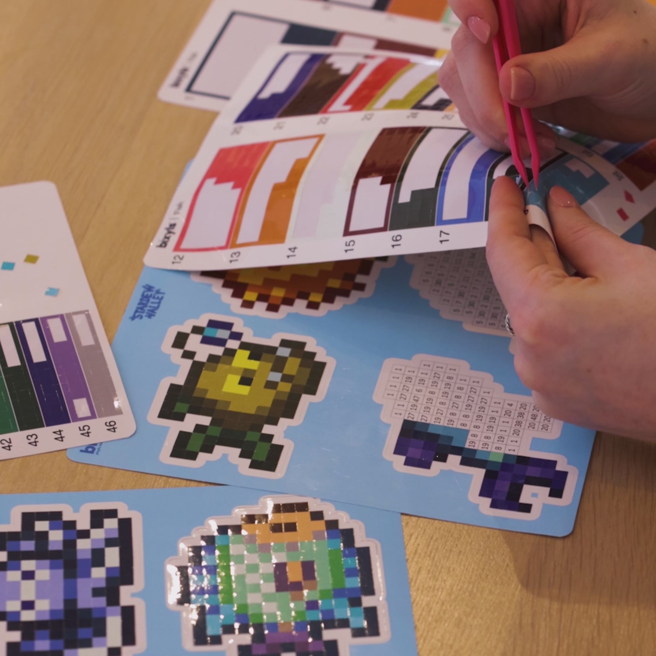 Stardew Valley Fish Sticker Sheet