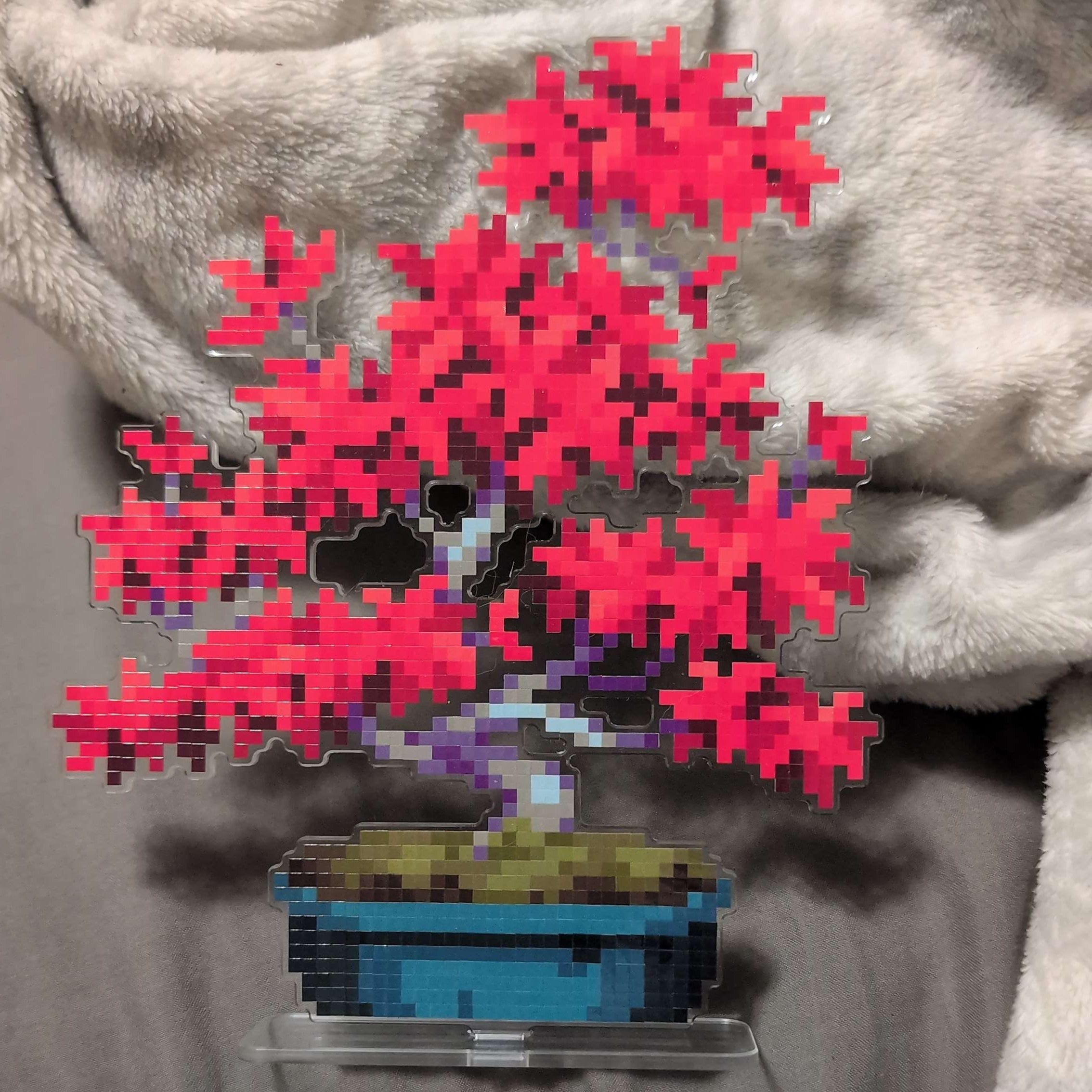 Maple Bonsai Acrylic Standee Collectible | Pixel Art Sticker